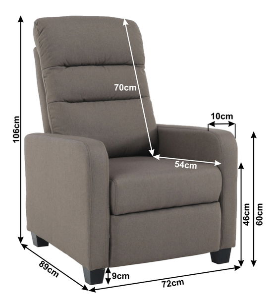 Fotoliu relax Tursus (Maro)