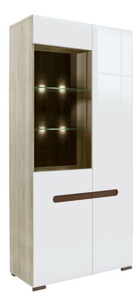 Vitrină Avril REG1W1D/19/9 (cu iluminat)