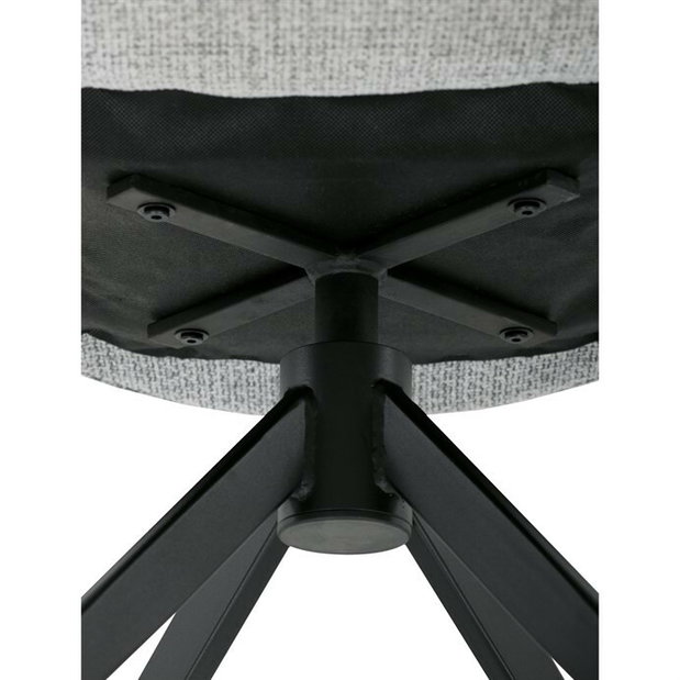 Jedálenská stolička Diamantal (sivá)