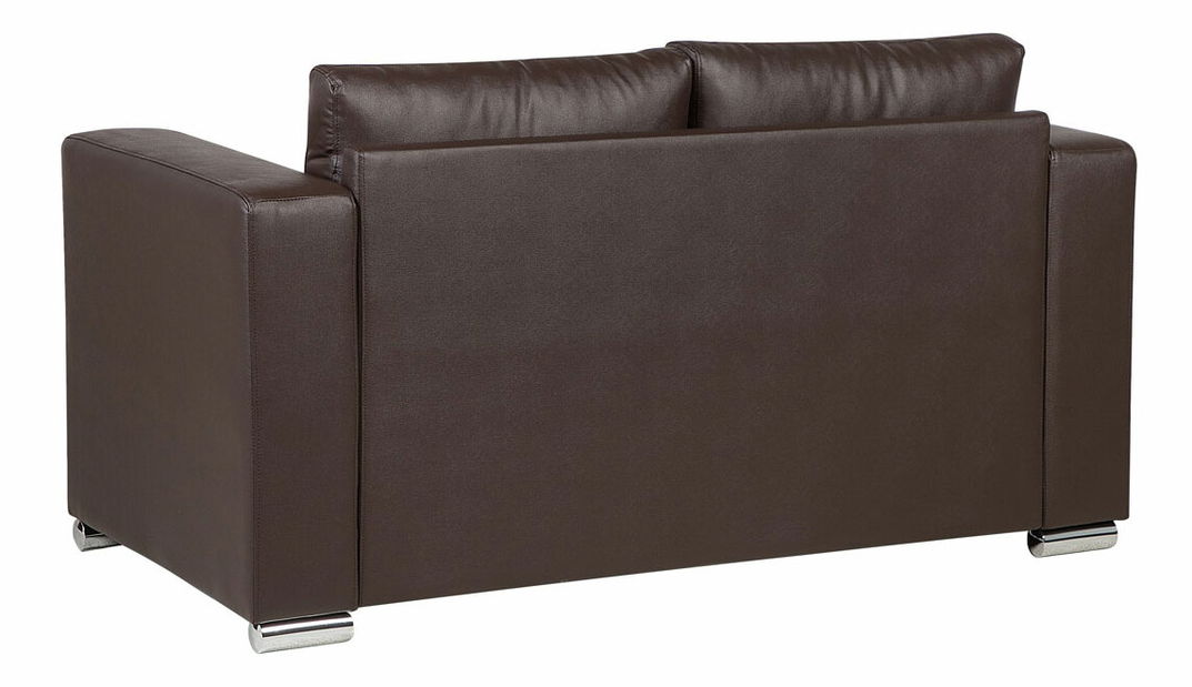 Canapea 2 locuri din piele Heinola (maro) 