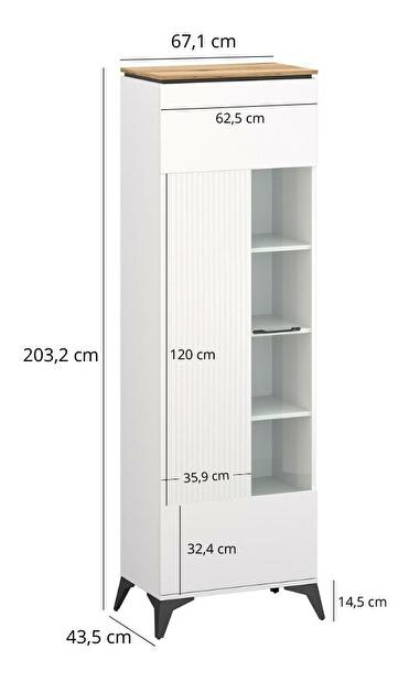 Vitrin Vejares 1 (fehér + evoke tölgy)