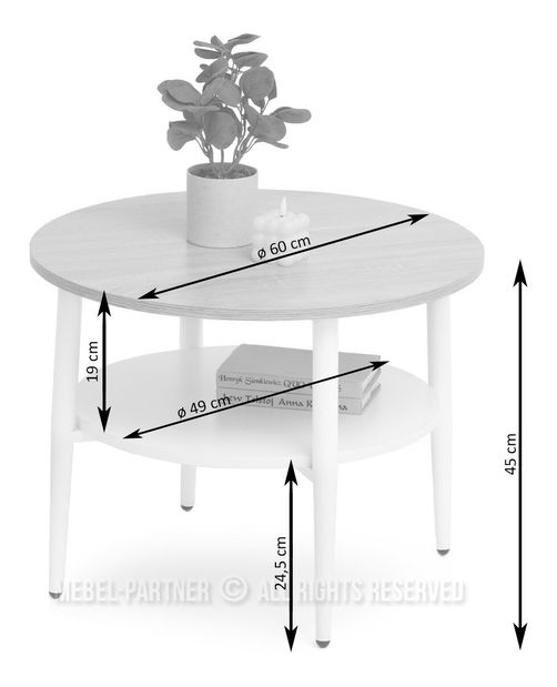 Măsuță de cafea Reforzada (auriu)