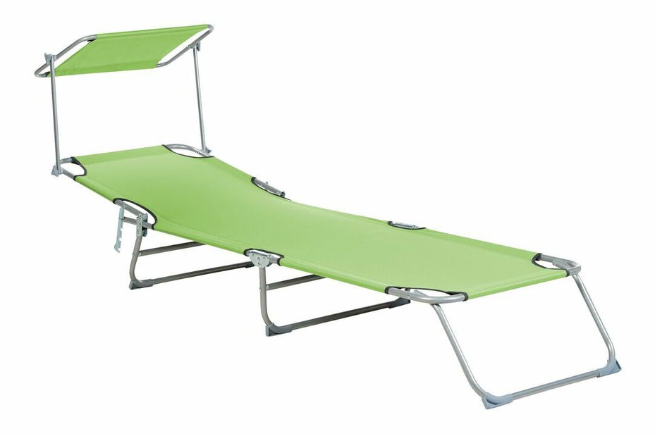Záhradné lehátko Flor (limetková)