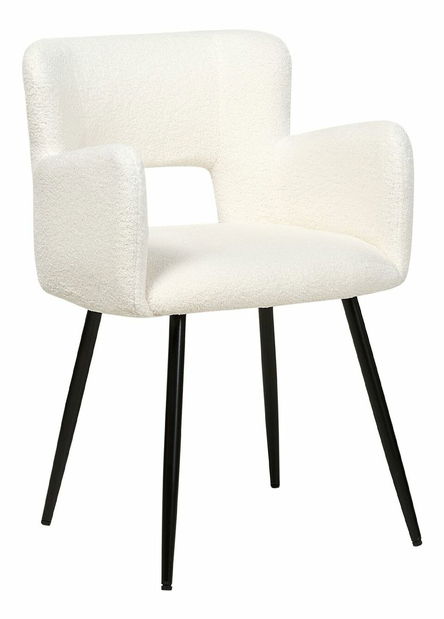 Set 2 ks jedálenských stoličiek Shelba (slonovinová) 