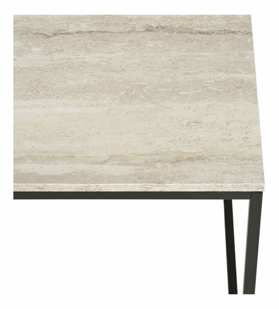 Konferenčný stolík Vistalia 6 (čierna + béžová)