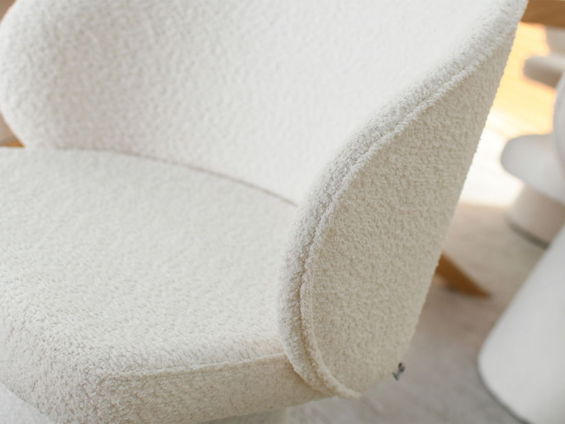 Scaun sufragerie Simulada (crem)