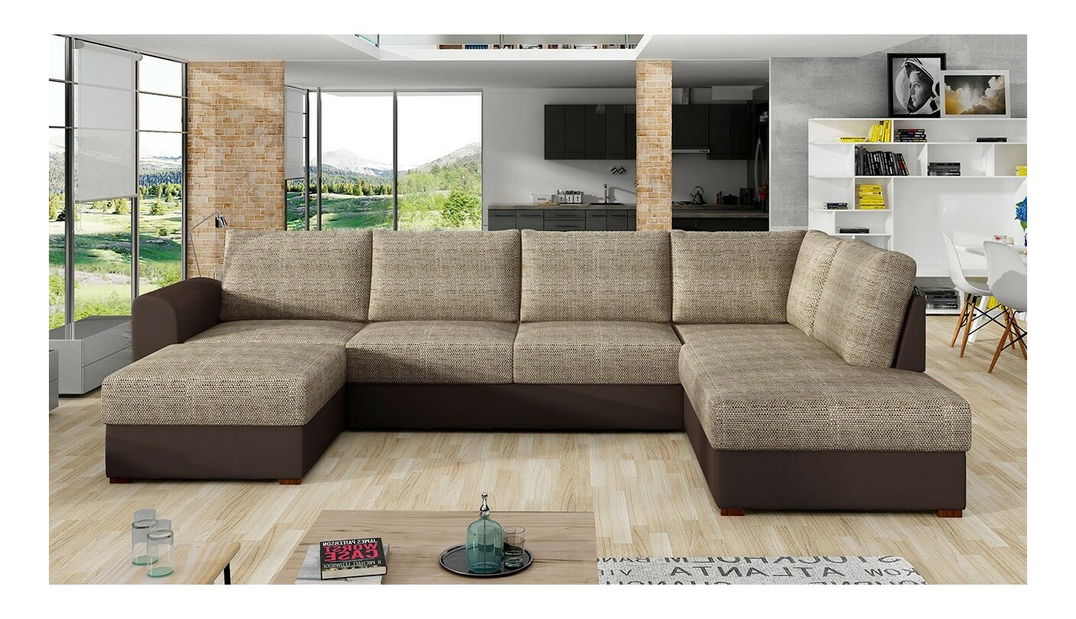 Sedacia súprava Celeste (P) (ekokoža Soft 066 + Lawa 02)