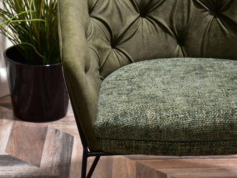 Fotoliu relax Lagooza (verde + negru)