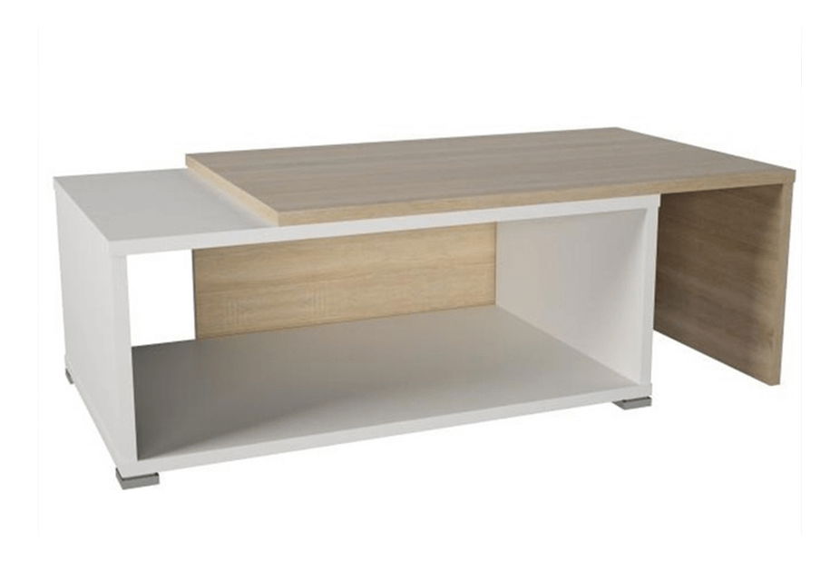 Dohányzóasztal Dron (sonoma tölgy + fehér)