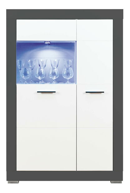 Vitrines szekrény Gray GR5