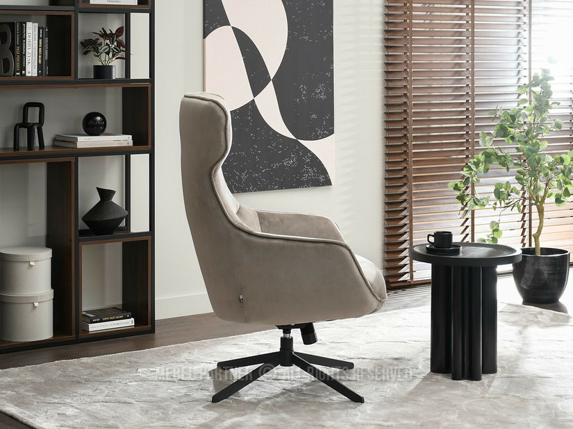 Fotoliu relax Orbitek (bej + negru)