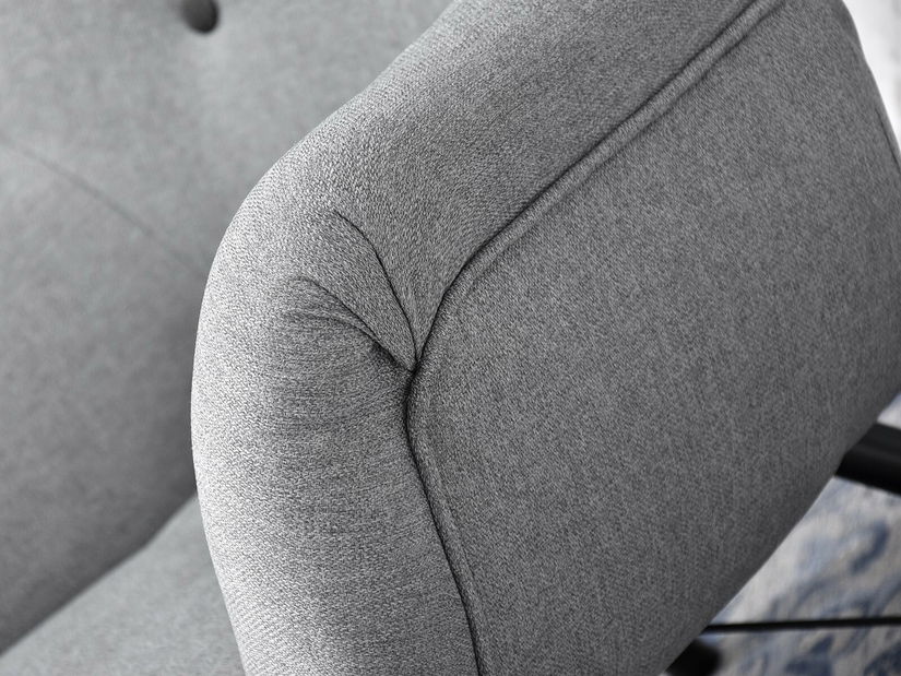 Fotoliu relax Dawntawn (gri + negru)