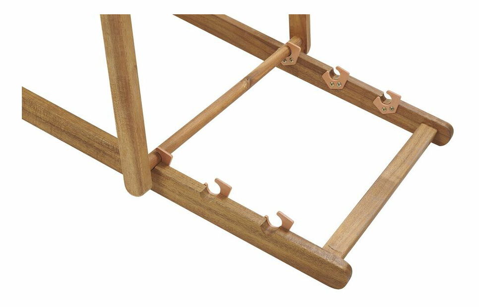 Set 2 ks záhradných lehátok s náhradnými poťahmi Antio (biela + zelená)