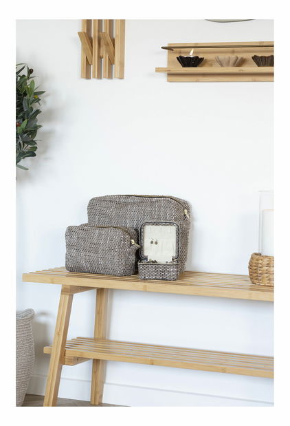 Toaletné tašky 2 ks Saveria (hnedá)