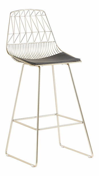 Set 2ks. barových stoličiek Pesto (zlatá)