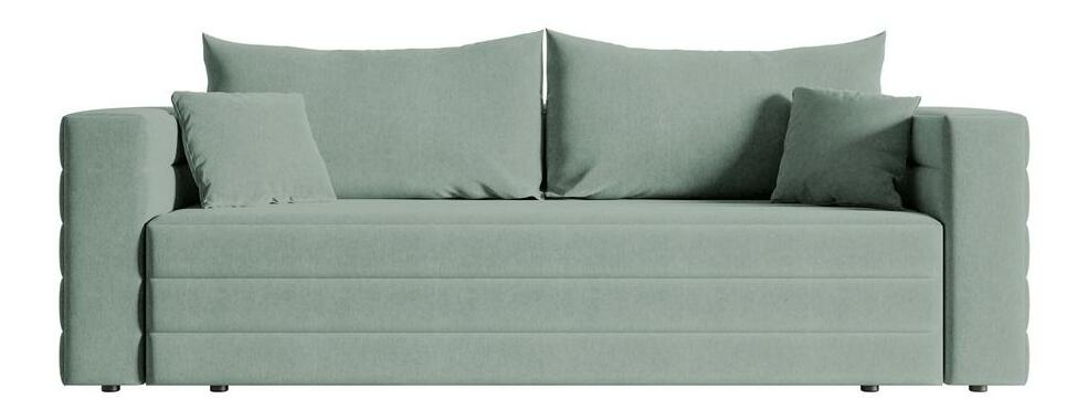 Canapea trei locuri Liluetta (verde marin + negru)