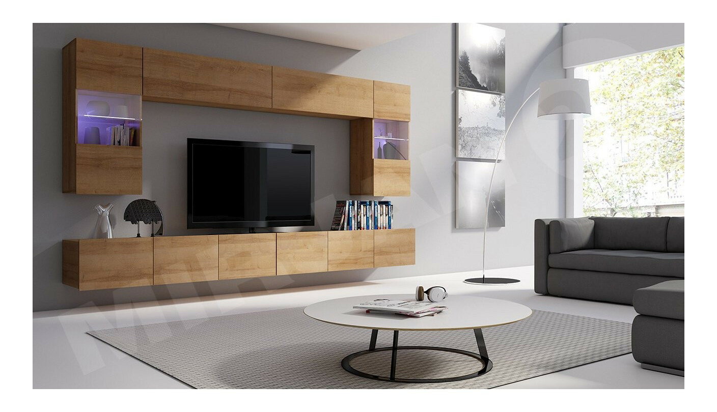 Mobilier living I Badiani (Stejar auriu)