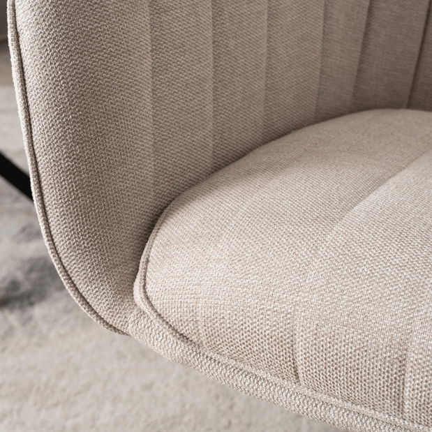 Jedálenská stolička Mamba (krémová