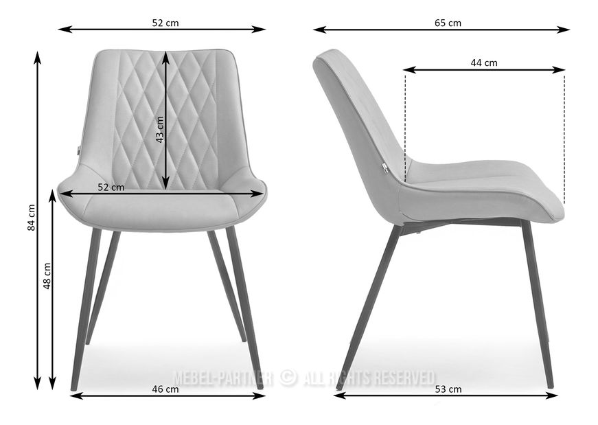 Scaun Aron (bej + negru)