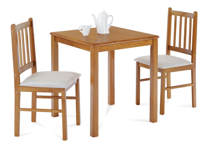 Jedálenský set Janel OAK (pre 2 osoby)