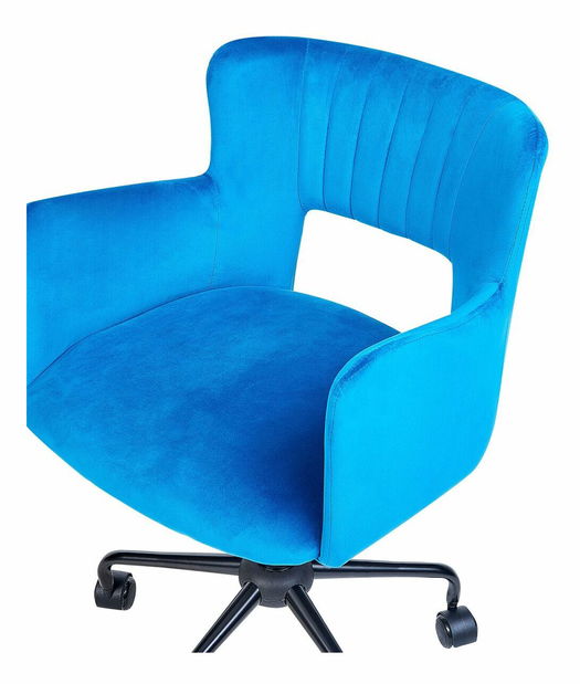 Scaun de birou Shelba (albastru) 