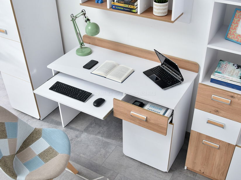 Mobilier cameră studenți Clerigo 02 (alb)