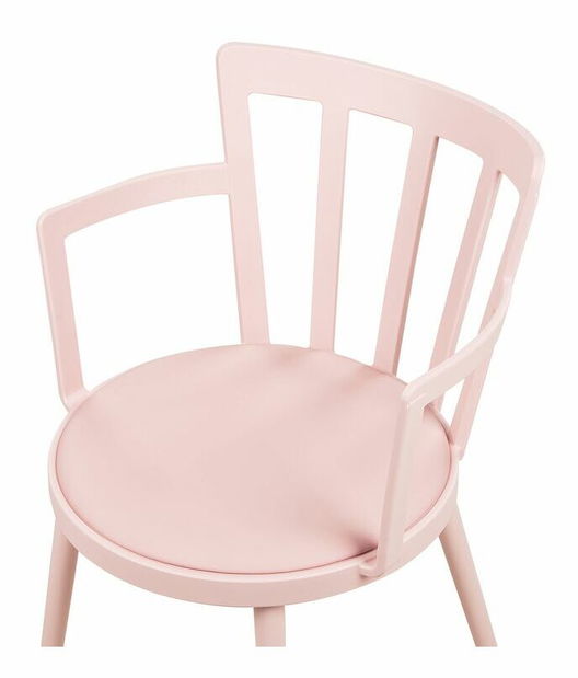 Set 4 ks jedálenských stoličiek Morza (ružová)