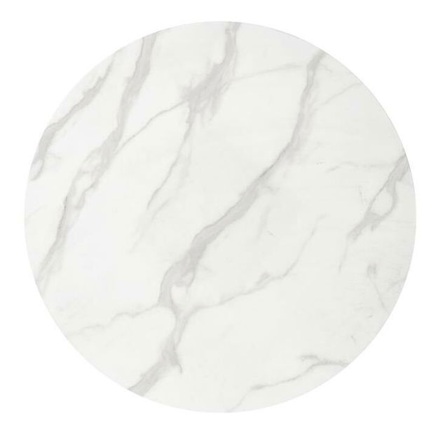 Étkezőasztal Casmire (márvány + arany) (3 személyre)