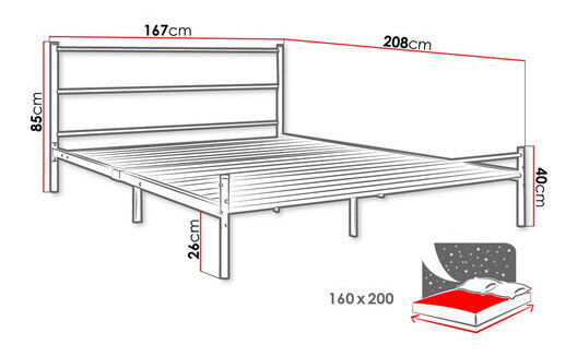 Pat metalic Bellamy-501 (Alb)