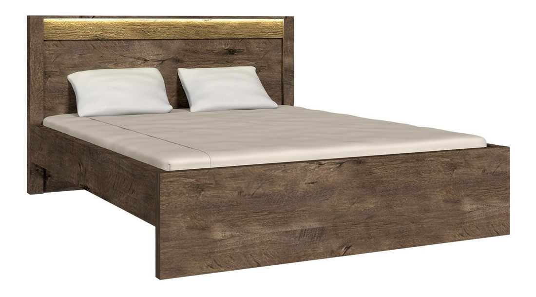 Pat matrimonial 160cm Nadenas N19 (arin închis)