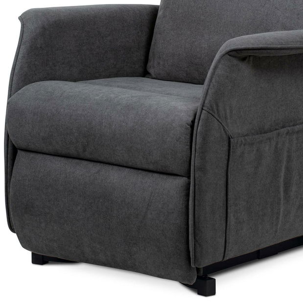 Podesiva fotelja Toman (siva)