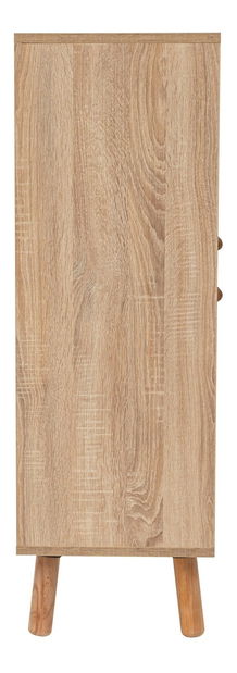 Mobilier pentru hol Maluxe 985 (Stejar sonoma + Piatră)