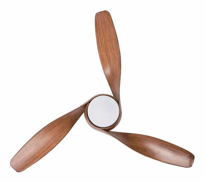 Stropný ventilátor so svetlom Parza (hnedá)