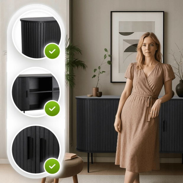 Dulap Trisha 180 (negru) 