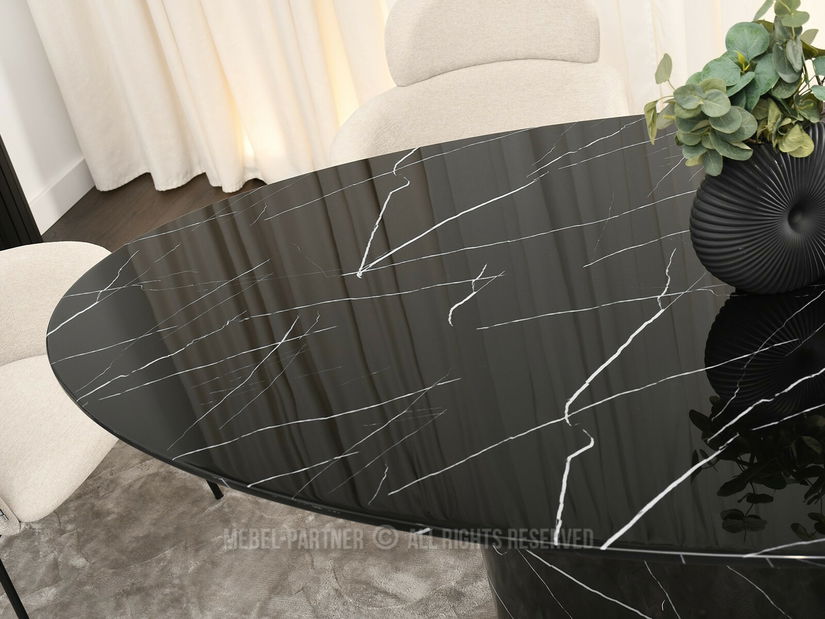 Étkezőasztal Buque (fekete)