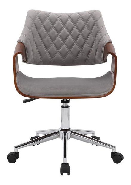 Kancelárske kreslo Cassey (orech + sivá)