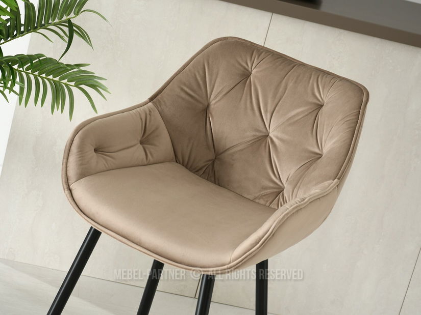 Stolička Lars (béžová + čierna)