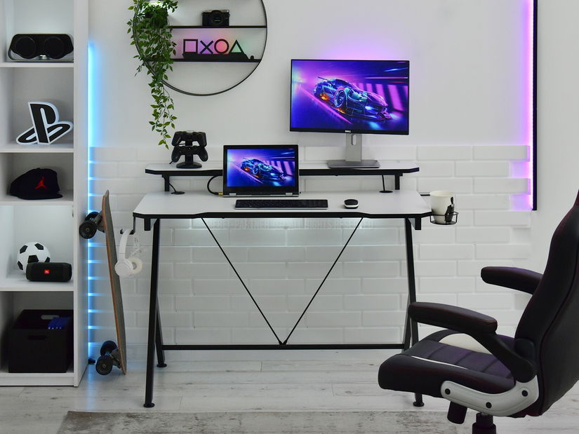 PC stolić Rolls (bijela + crna)