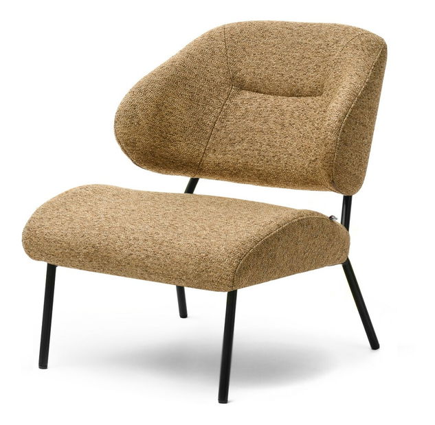 Fotel Estrida F (világosbarna + fekete)