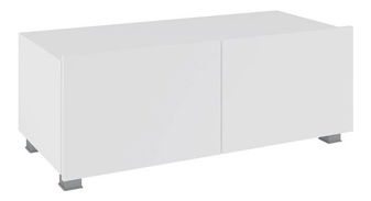 TV skrinka Brenali 100 BR03 (biela + lesk biely)