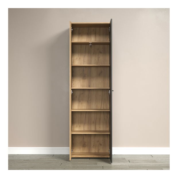 Ormar s policama Esferas (grafit + hrast evoke) 