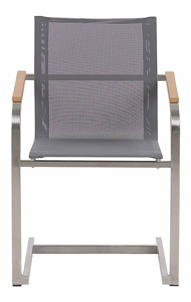 Set 6 ks. záhradných stoličiek COLSO (sivá)