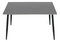 Jedálenský stôl Fresia 1 (sivý mramor + čierna) (pre 4 osoby)