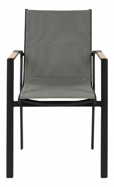 Set 4 buc scaune de grădină Bunny (negru)