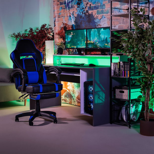 Kancelárske kreslo Gazania (modrá)