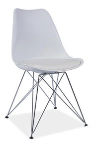 Scaun sufragerie Melany (alb)