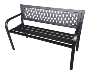 Záhradná lavička Kampa (čierna)