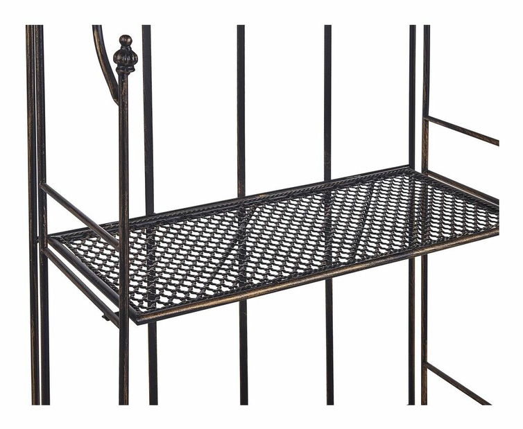 Záhradný regál ITAMMA (čierna)