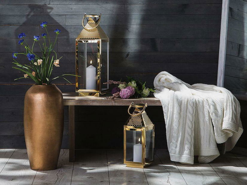 Lanterna BAGUIO 55 cm (nehrđajući čelik) (mjedena)