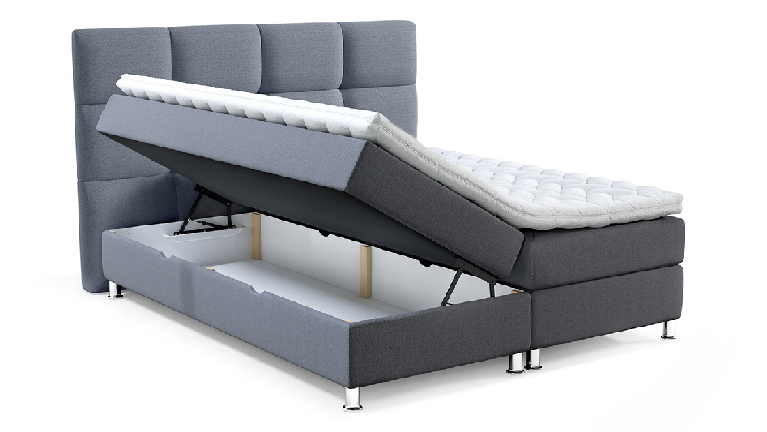 Manželská posteľ Boxspring 160 cm Amarydia (fresh 01)